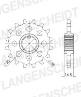 KTM LC8 950 990 Ritzel Supersprox 525 - 16Z