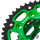 Kawasaki Stealth Kettenrad Supersprox 525 - 39Z (grün)